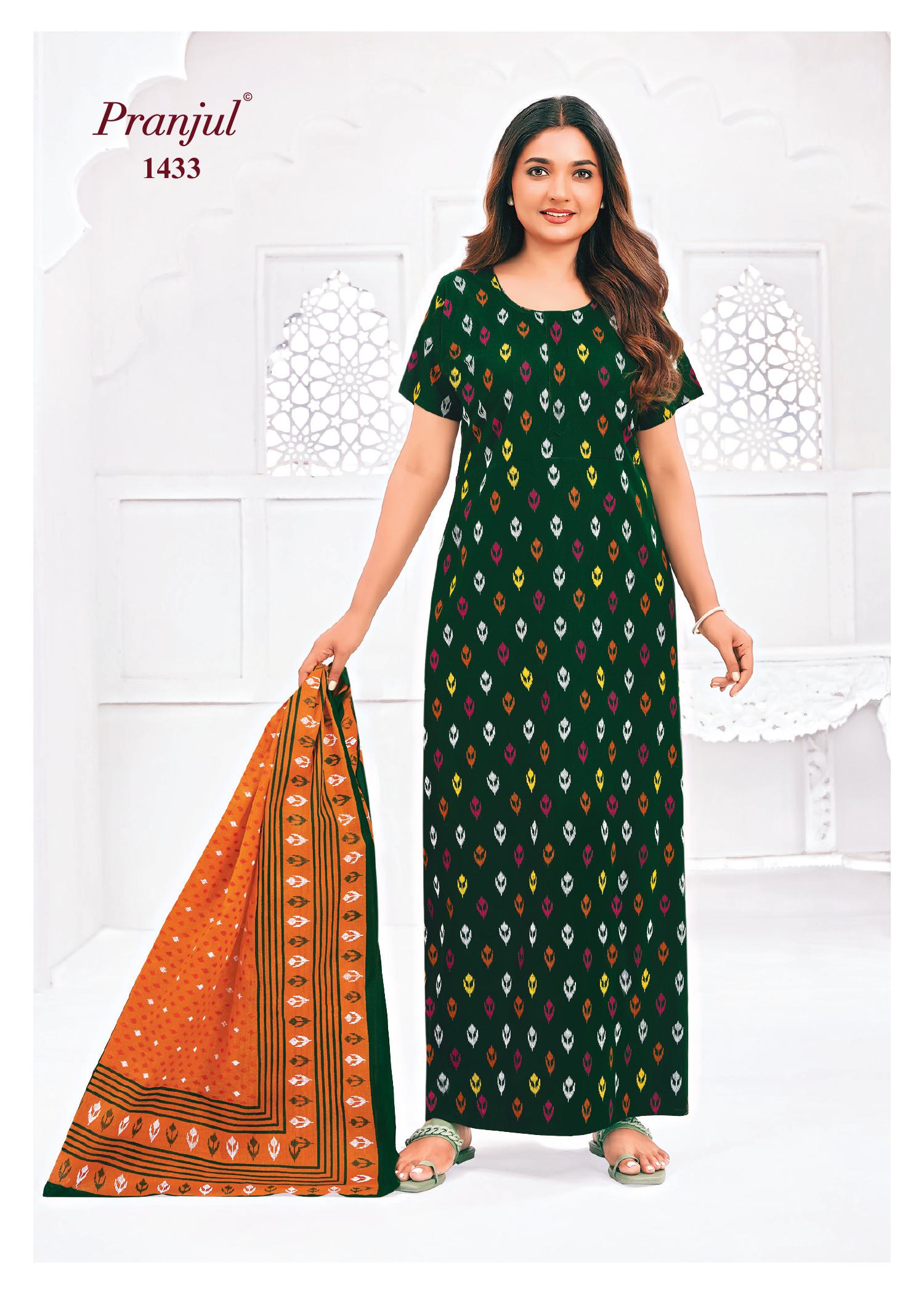 Pranjul Nighty Dupatta