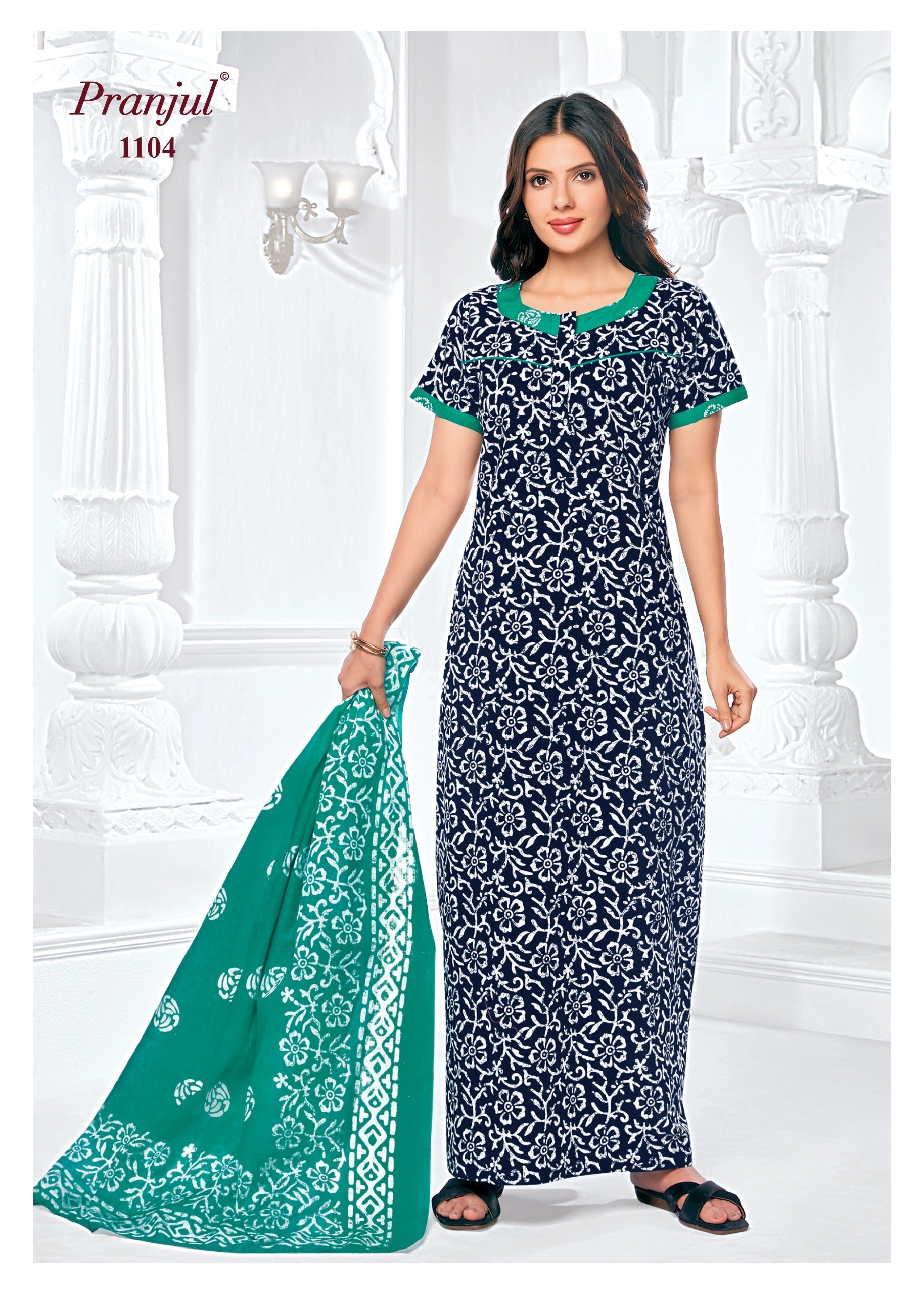 Pranjul Nighty Dupatta - 1104