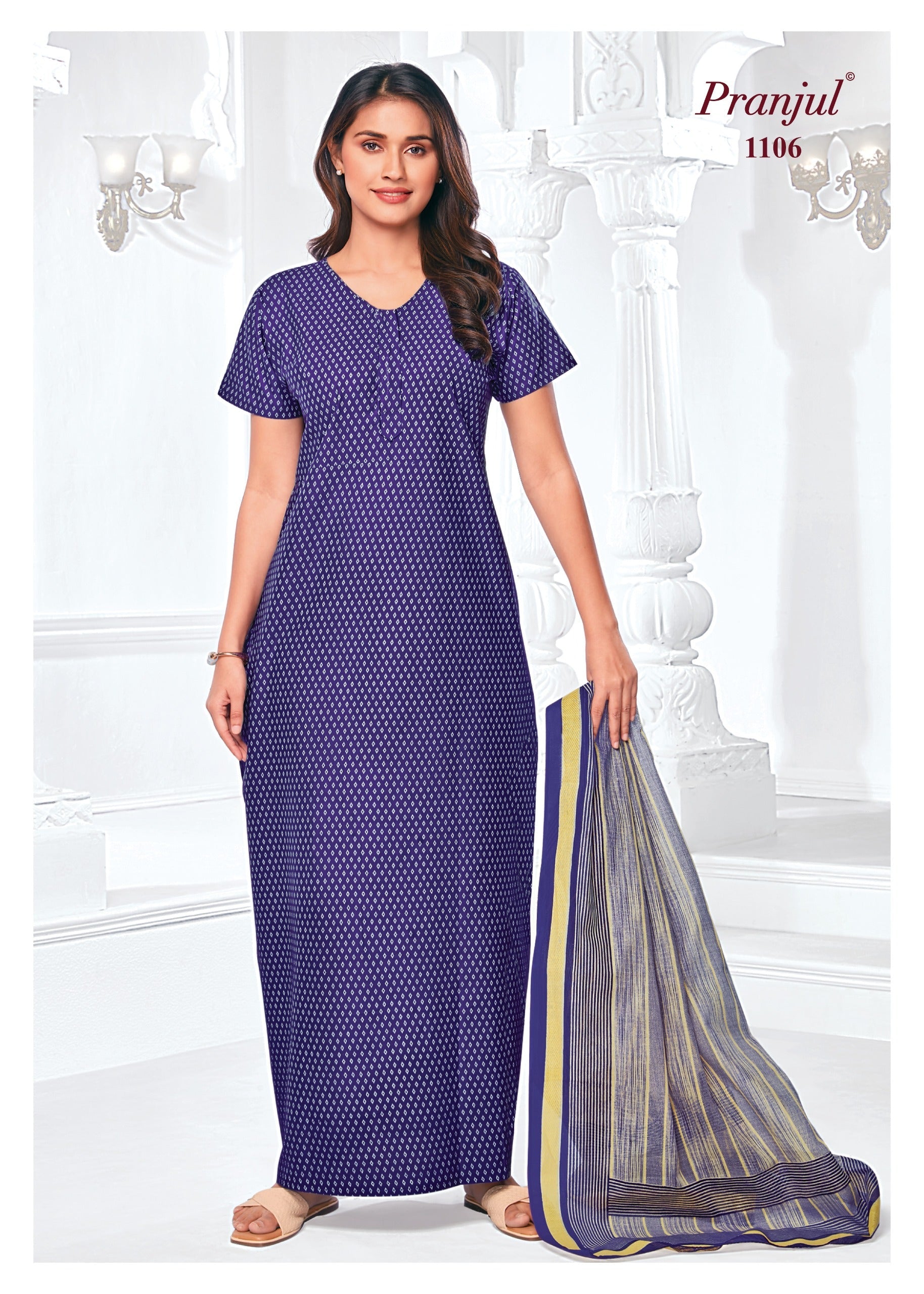 Pranjul Nighty Dupatta - 1106