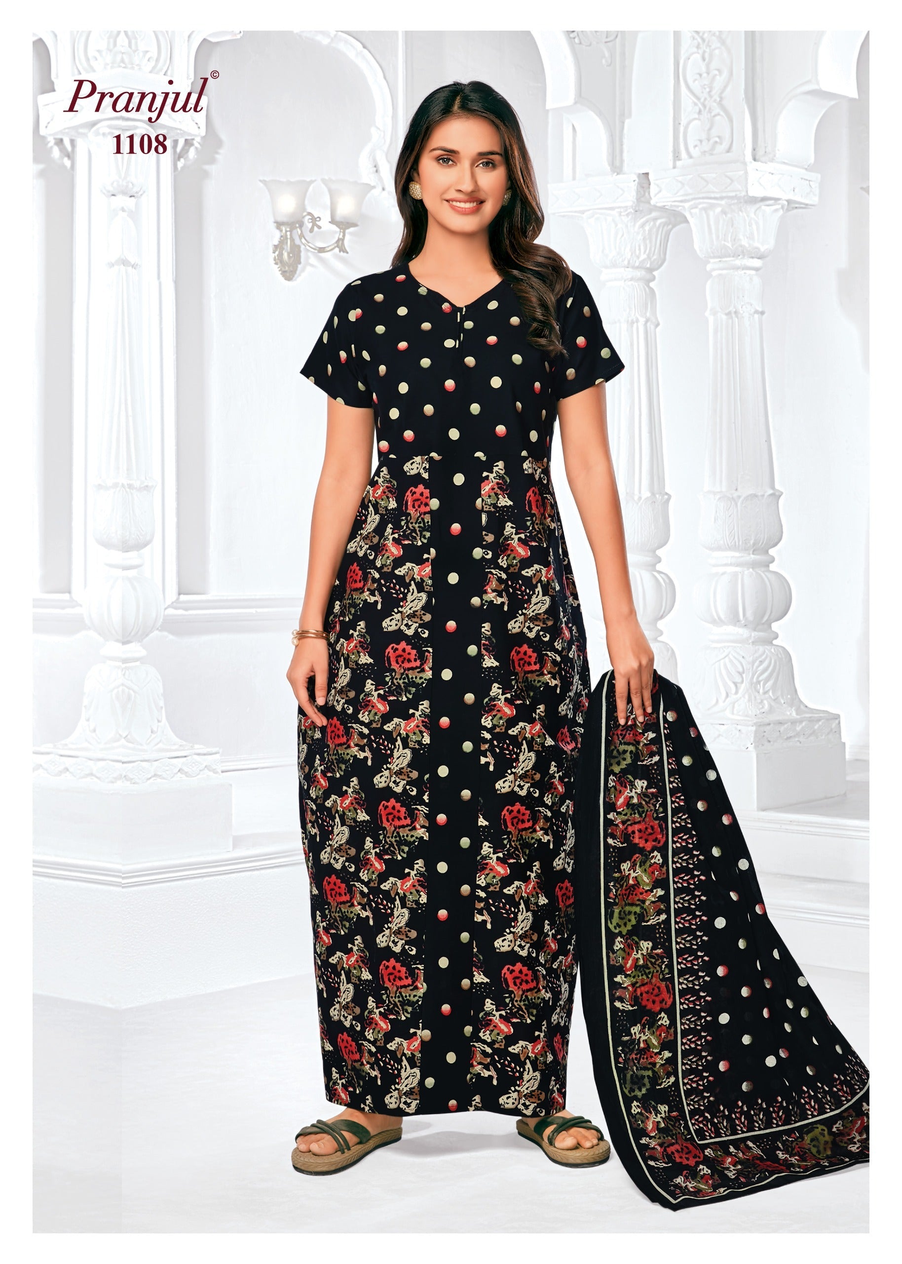 Pranjul Nighty Dupatta - 1108