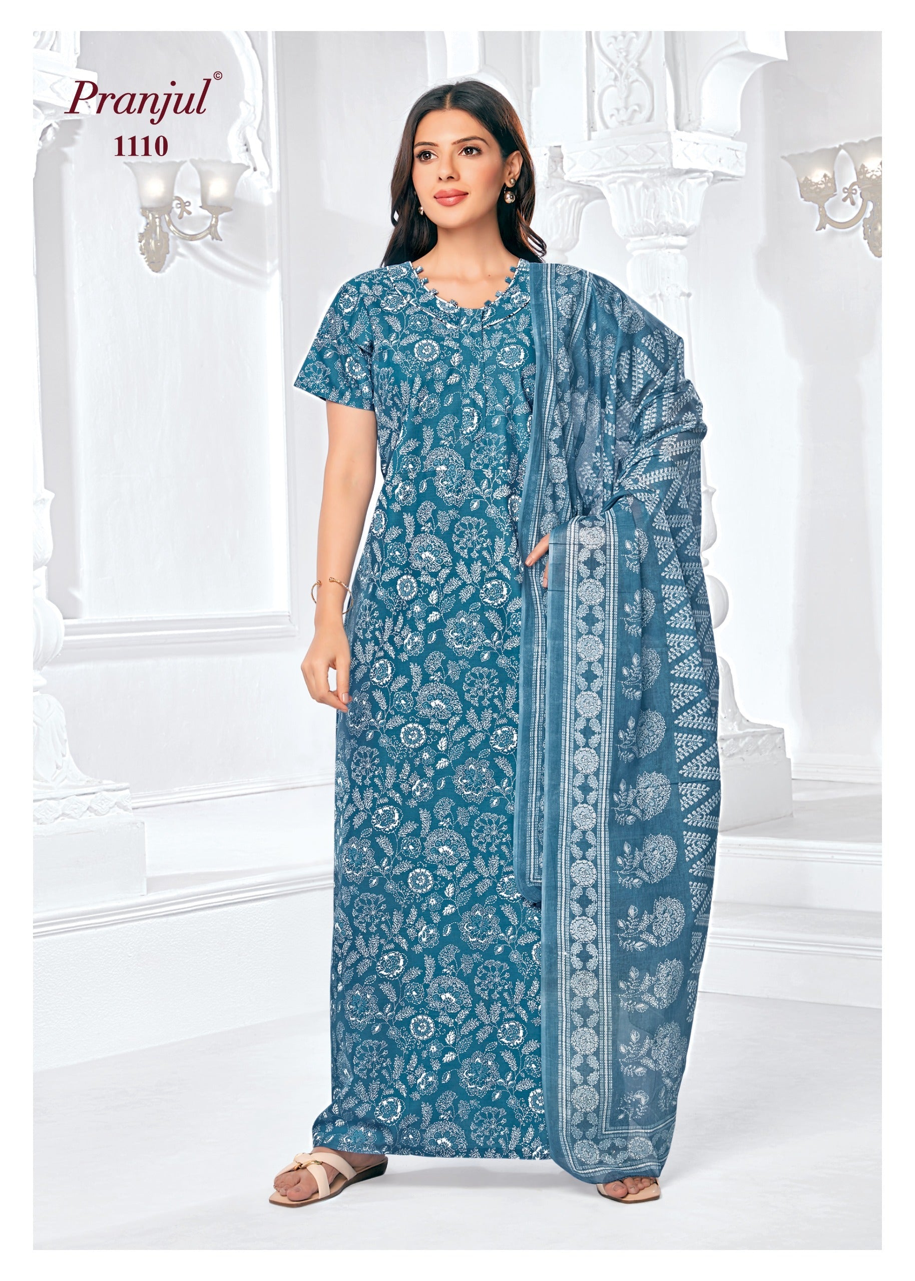 Pranjul Nighty Dupatta - 1110