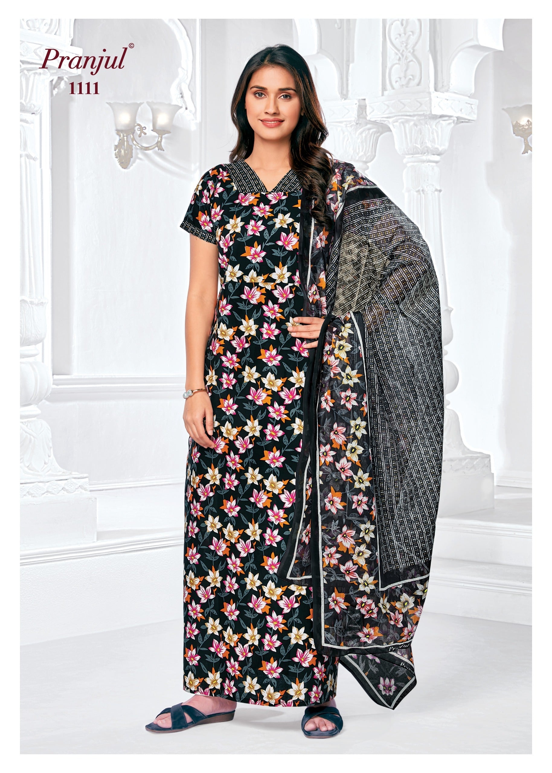 Pranjul Nighty Dupatta - 1111