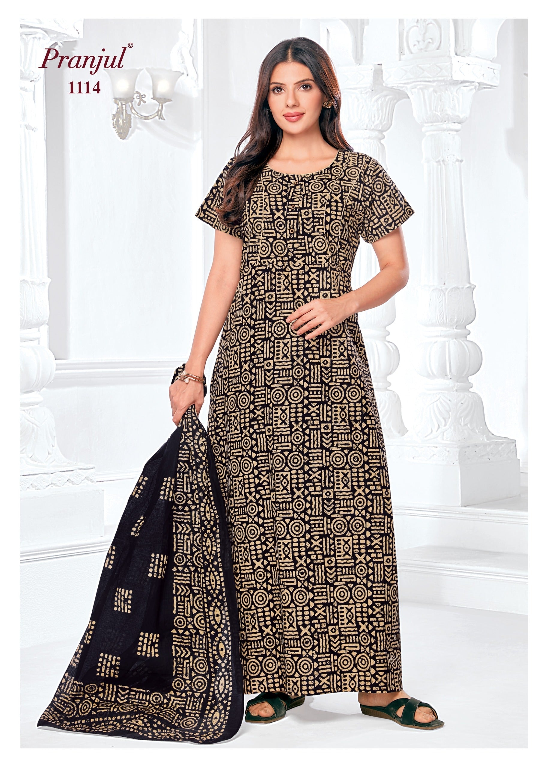 Pranjul Nighty Dupatta - 1114