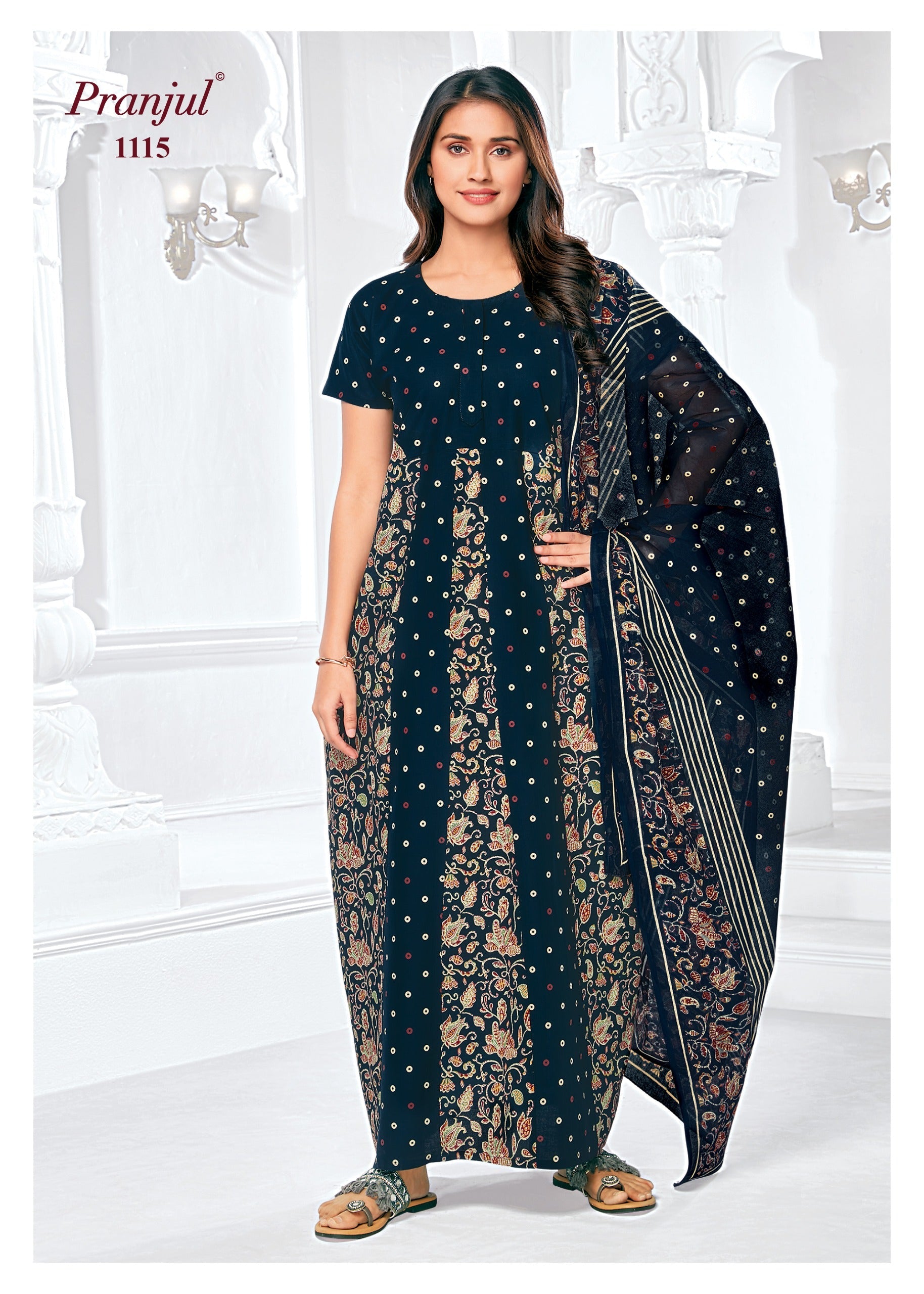 Pranjul Nighty Dupatta - 1115