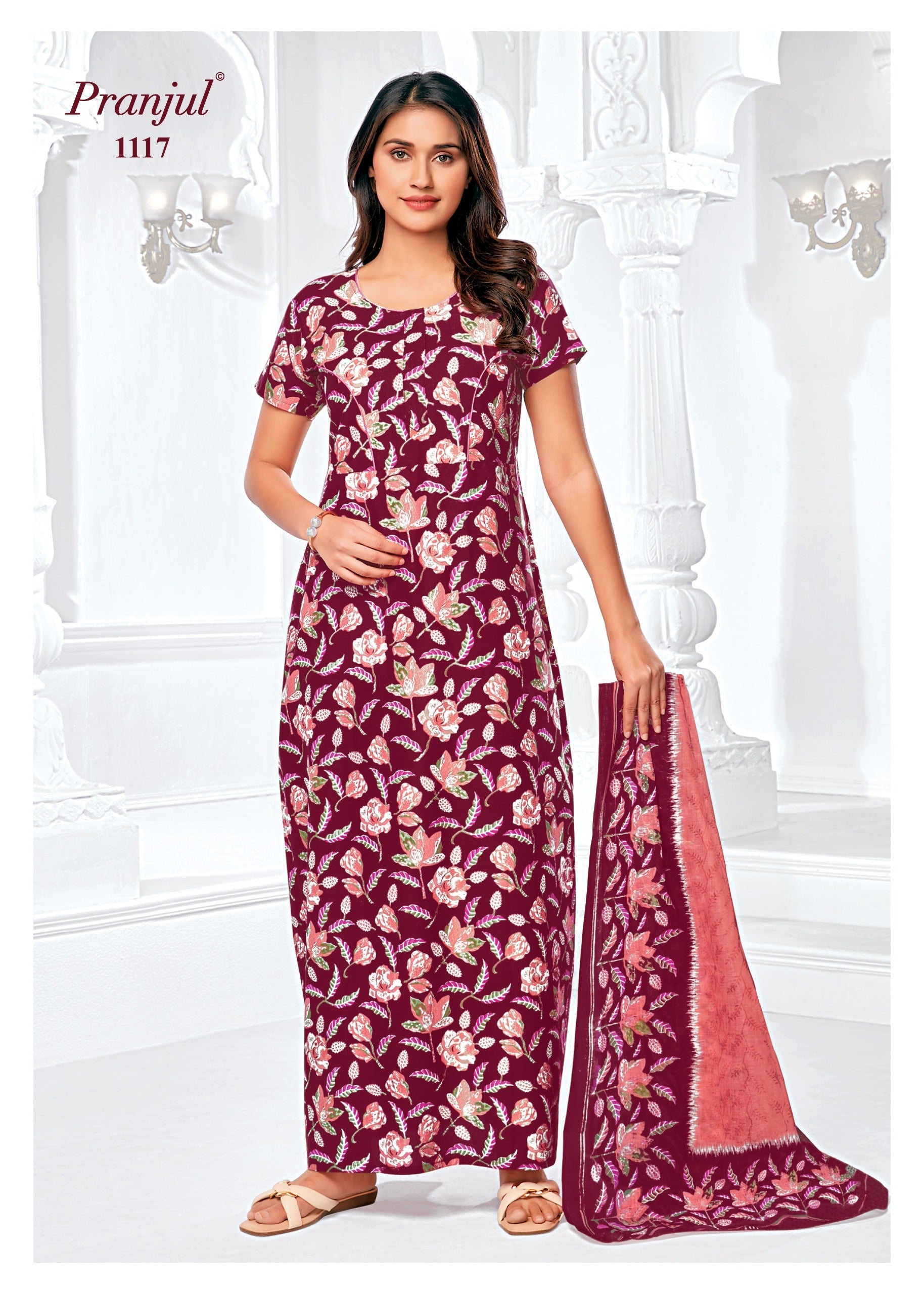 Pranjul Nighty Dupatta - 1117