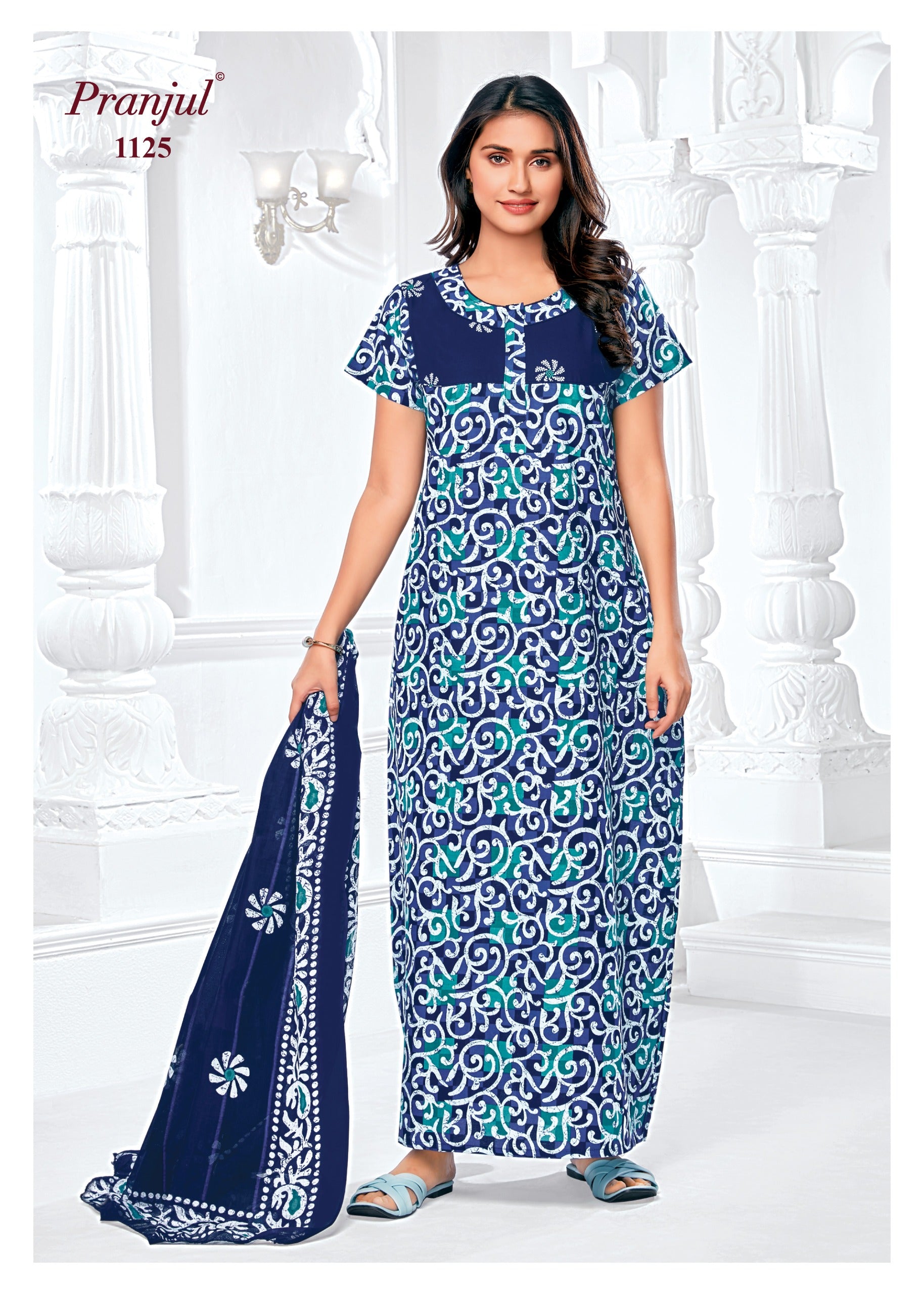 Pranjul Nighty Dupatta - 1125