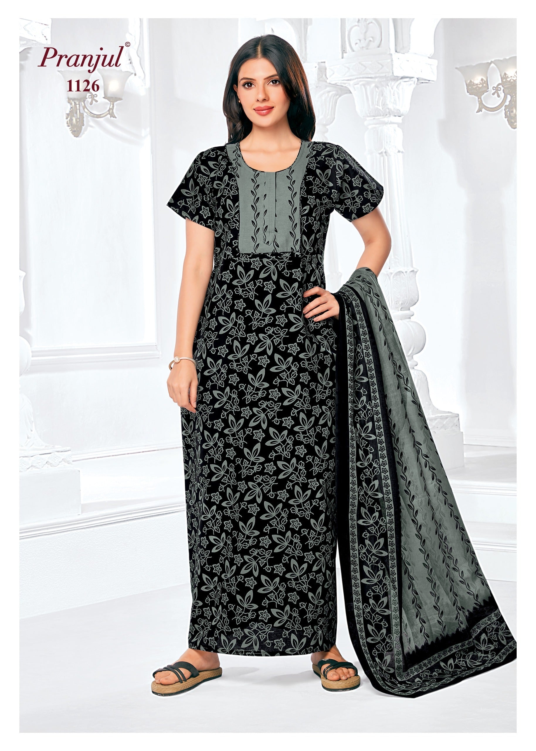 Pranjul Nighty Dupatta - 1126