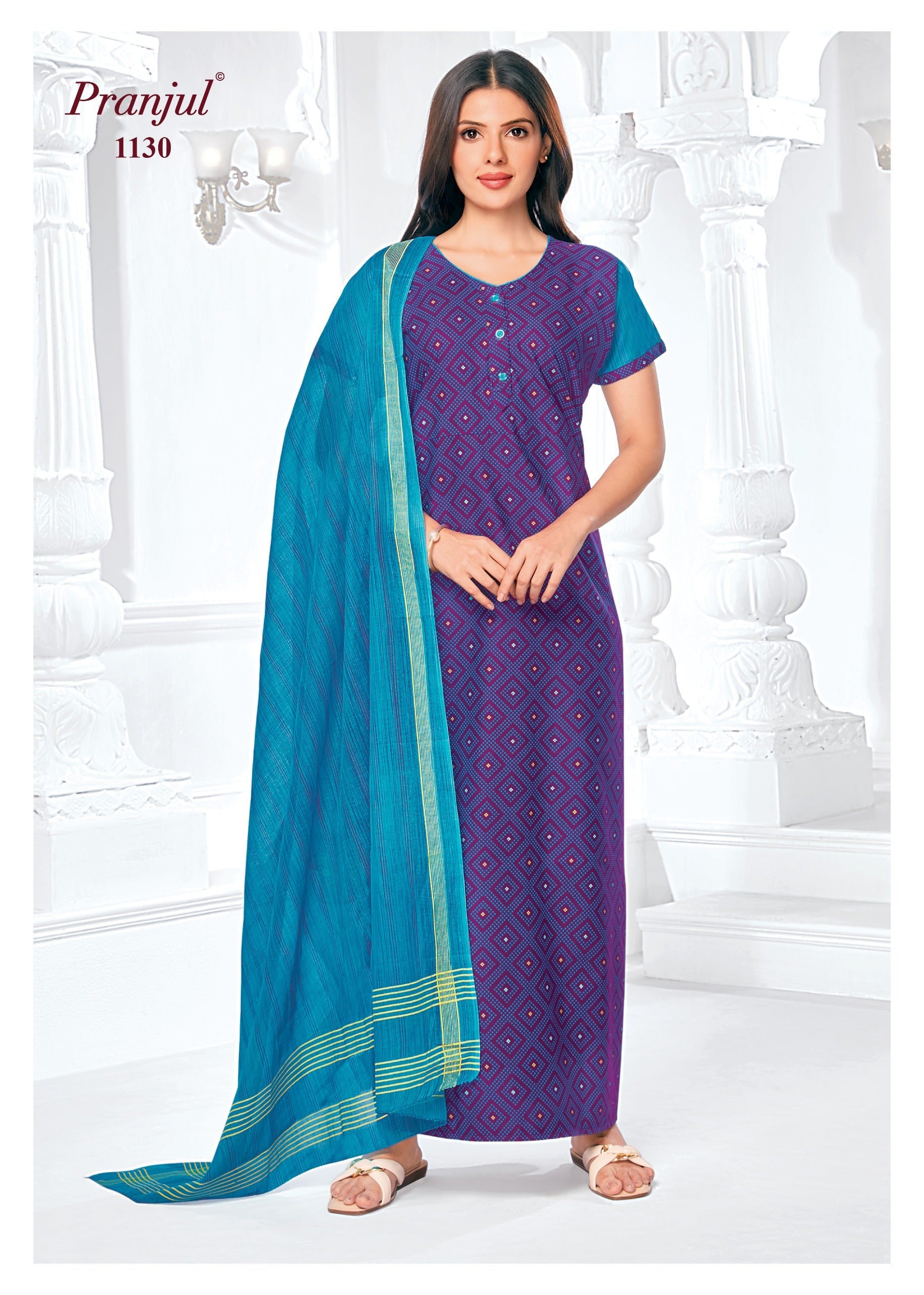Pranjul Nighty Dupatta - 1130