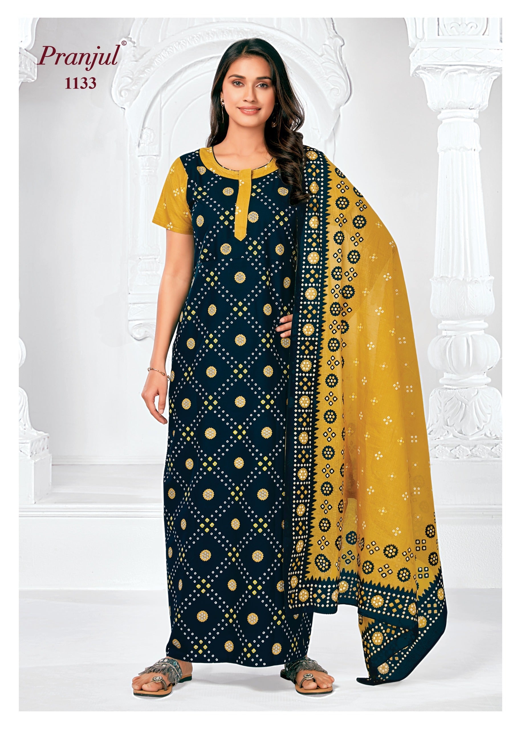 Pranjul Nighty Dupatta - 1133