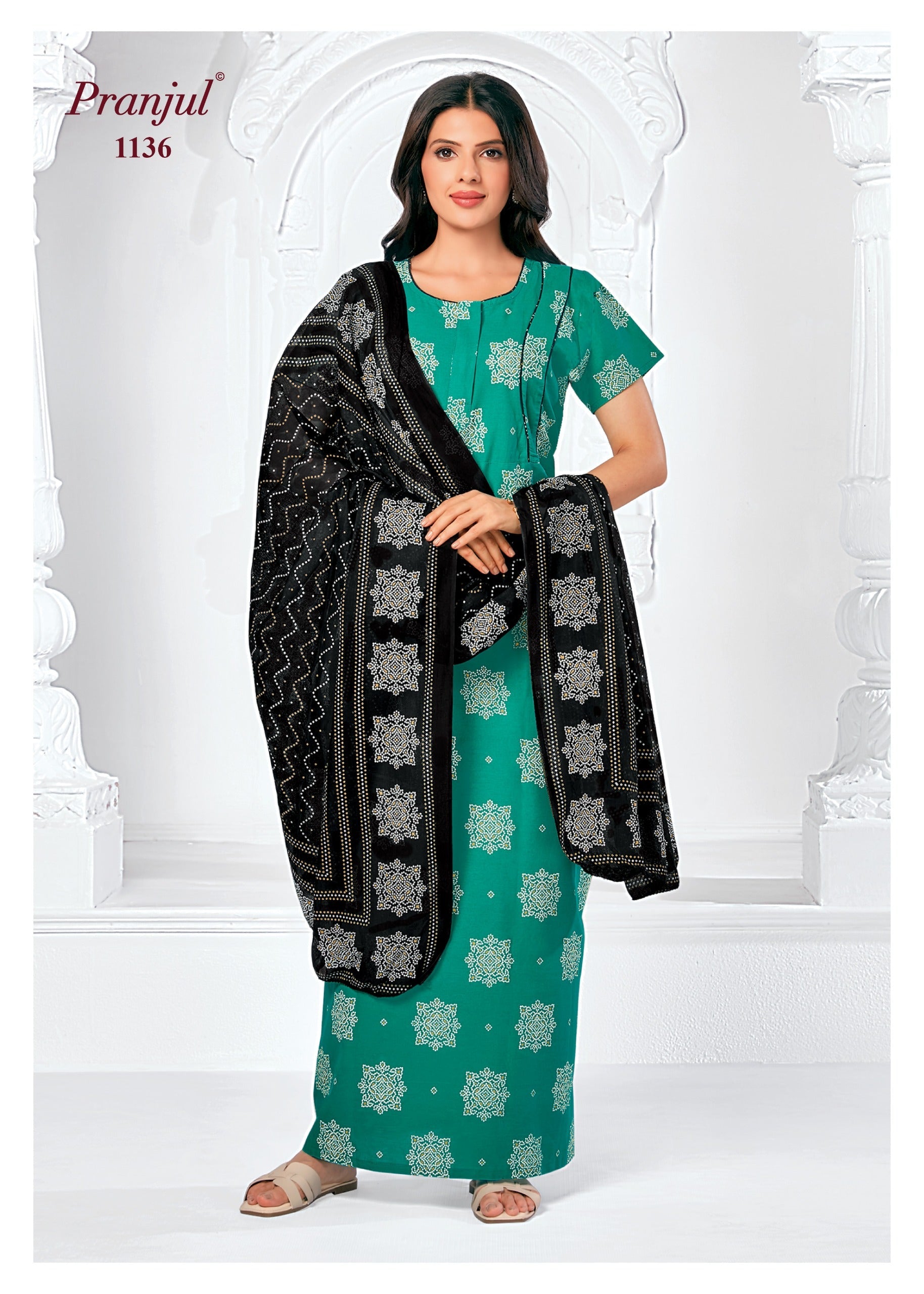Pranjul Nighty Dupatta - 1136