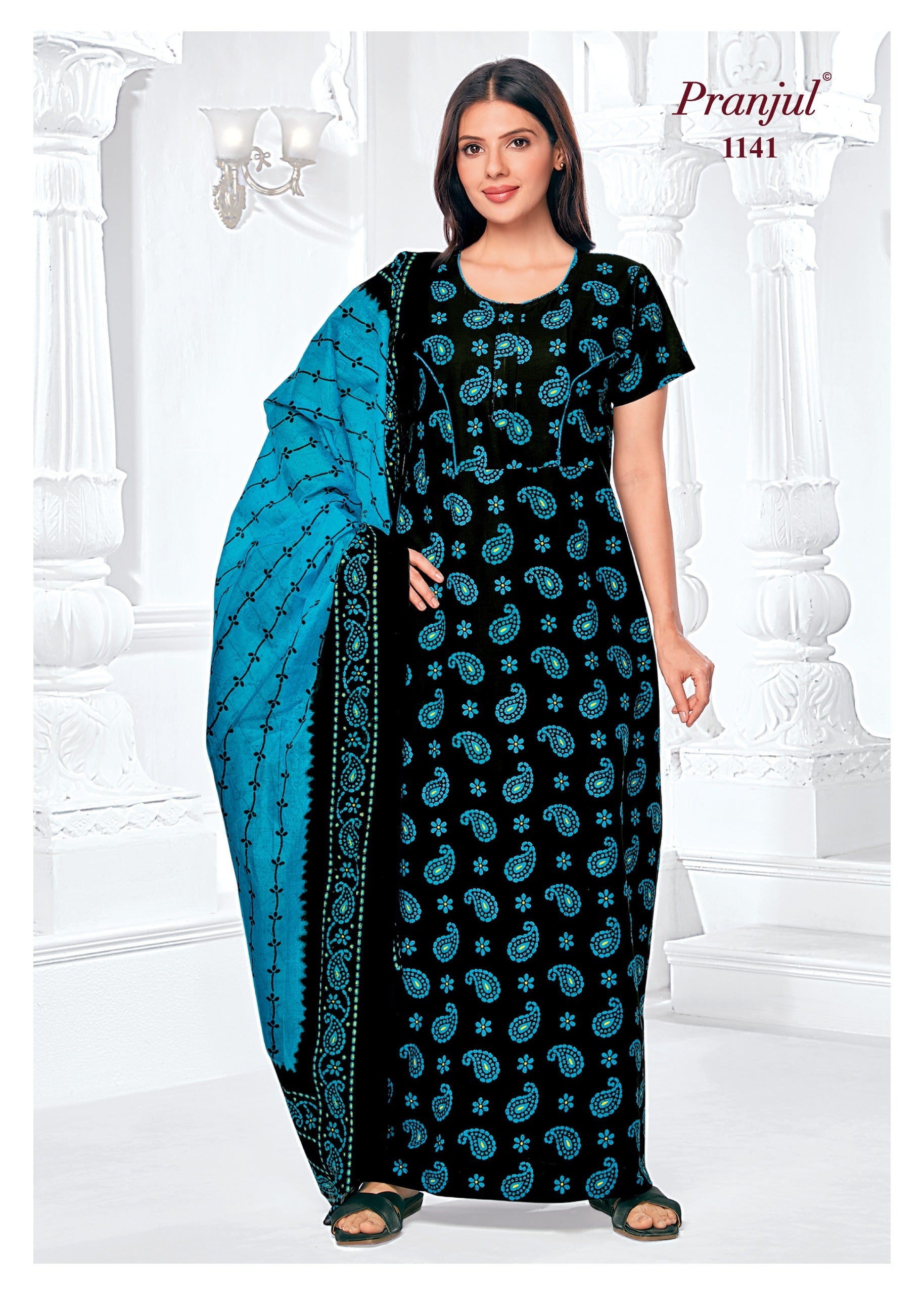 Pranjul Nighty Dupatta - 1141