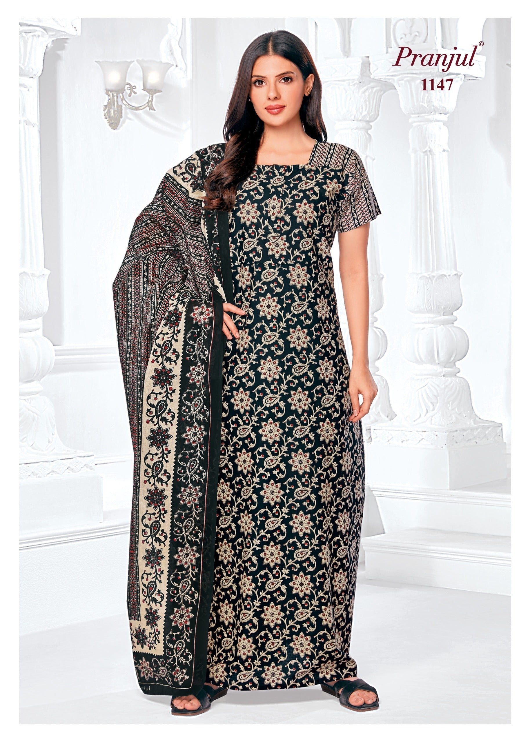 Pranjul Nighty Dupatta - 1147