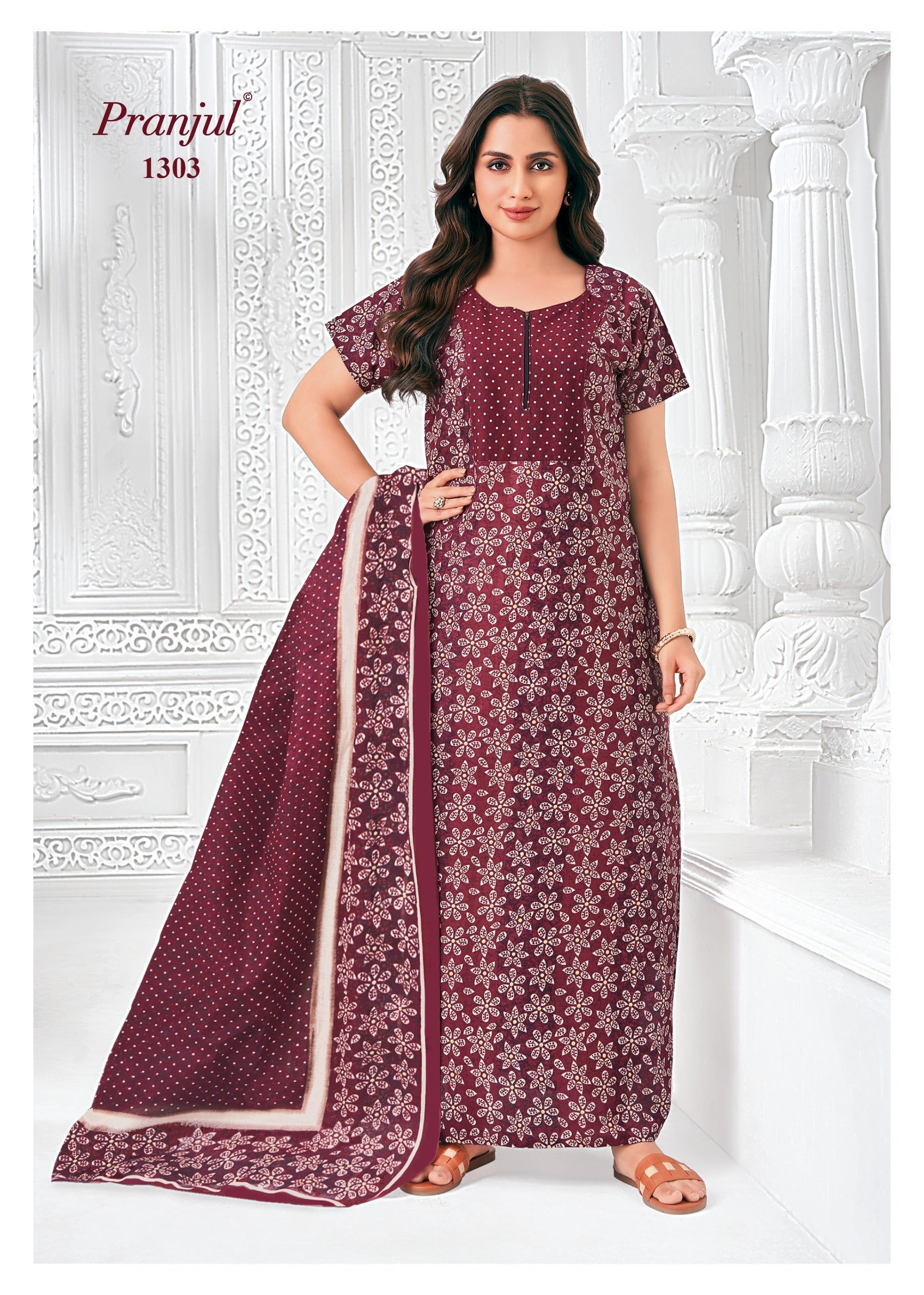 Pranjul Nighty Dupatta - 1303