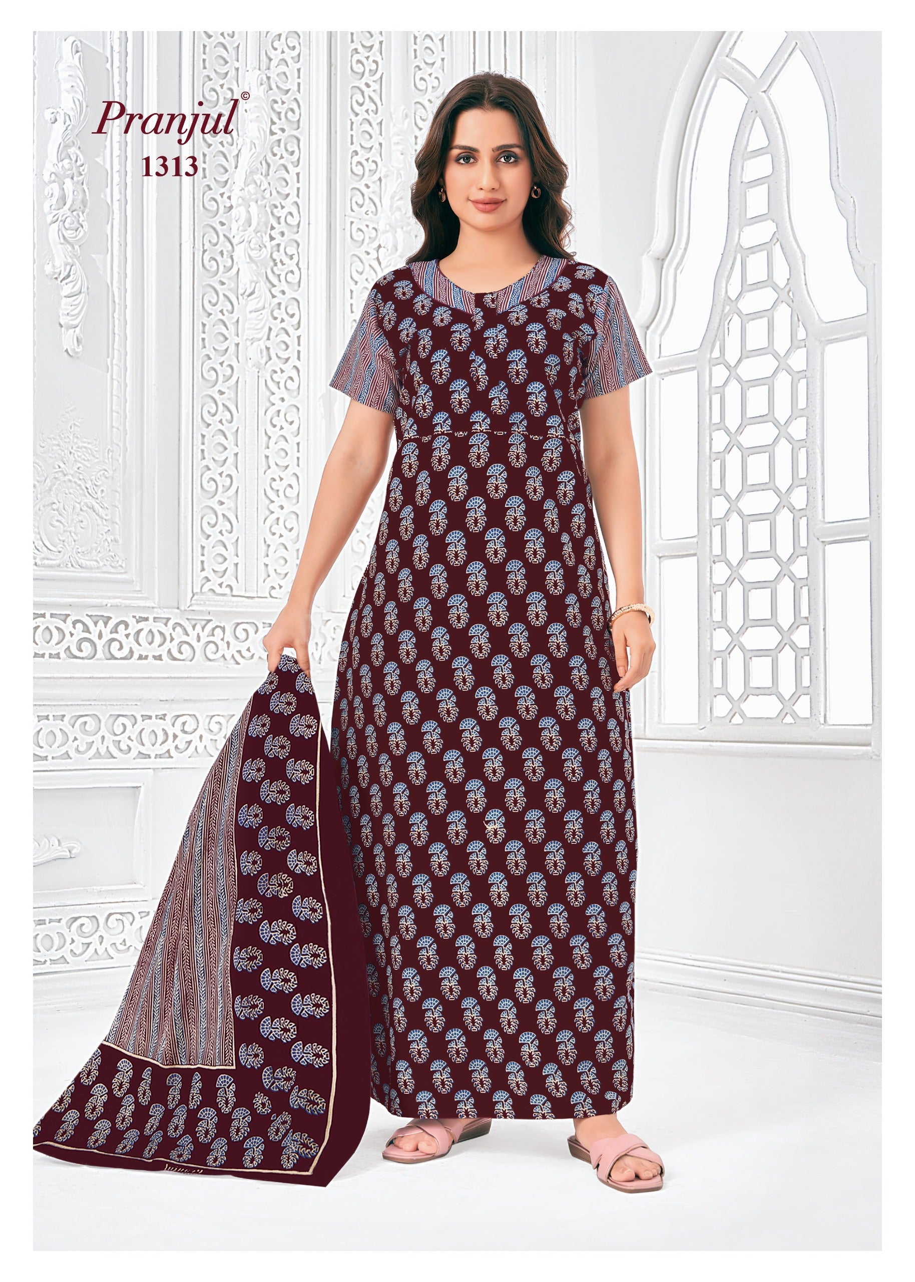 Pranjul Nighty Dupatta - 1313