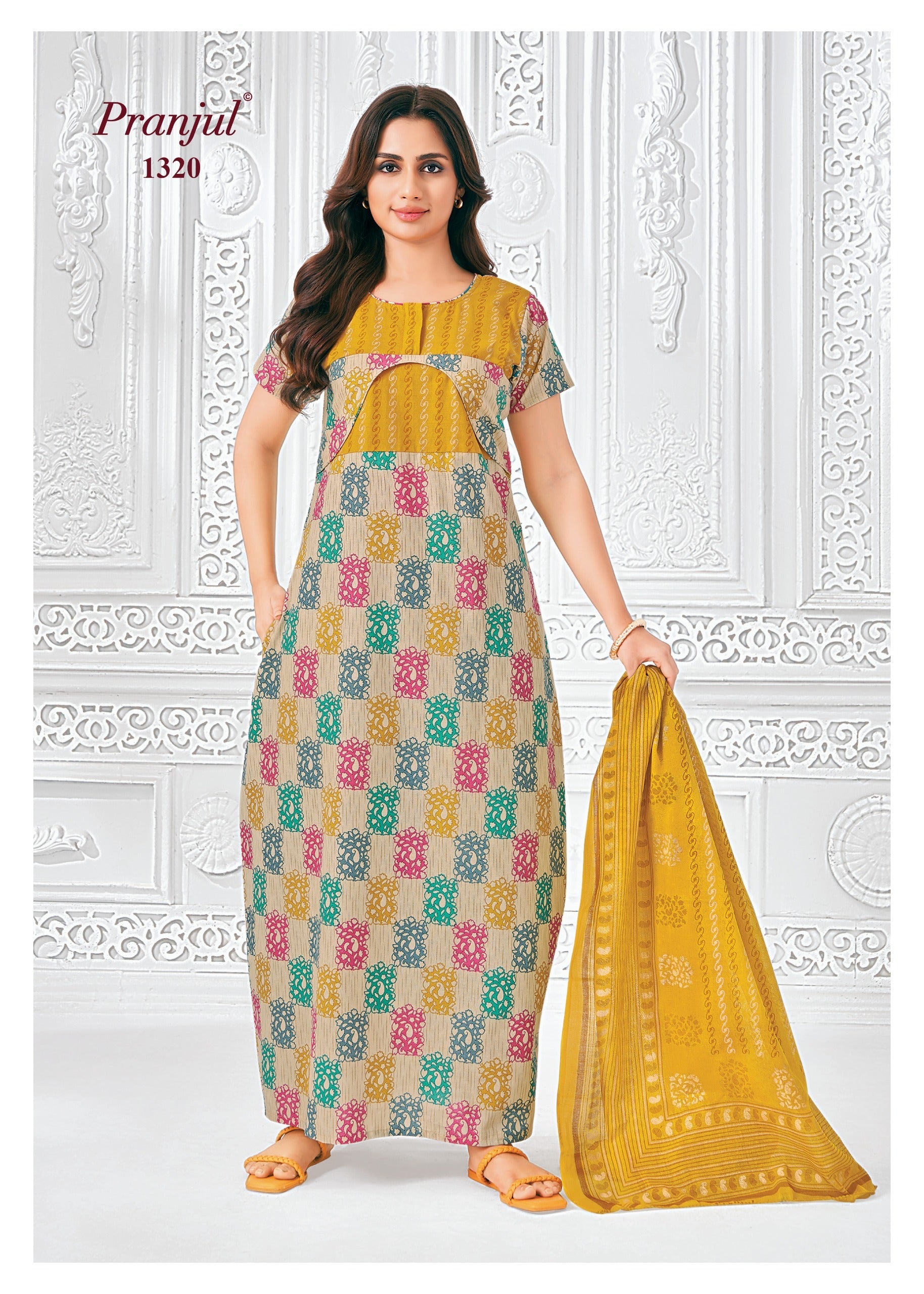 Pranjul Nighty Dupatta - 1320