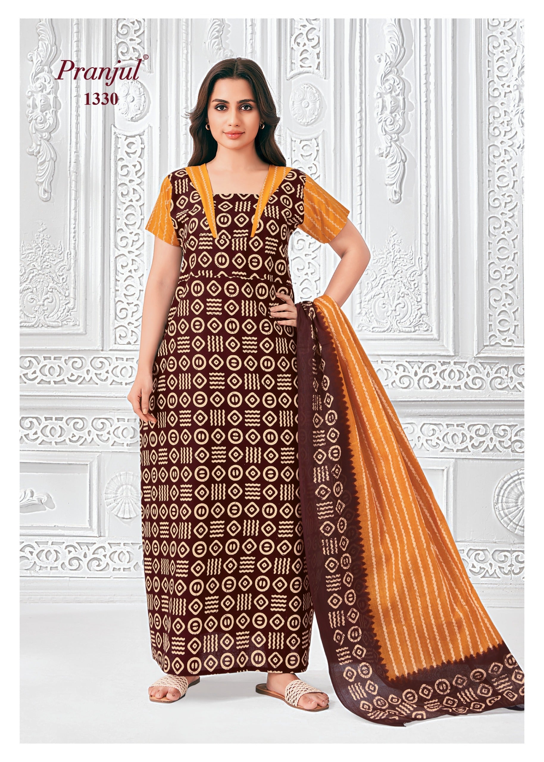 Pranjul Nighty Dupatta - 1330
