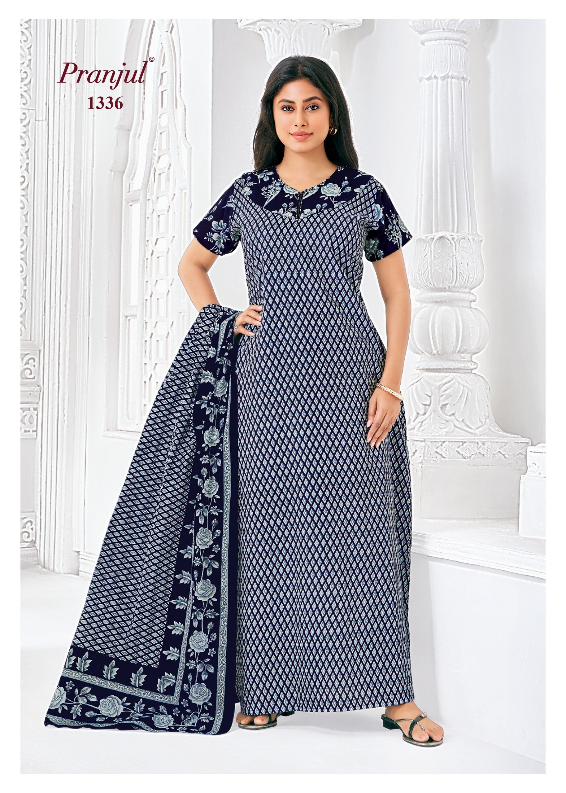 Pranjul Nighty Dupatta - 1336