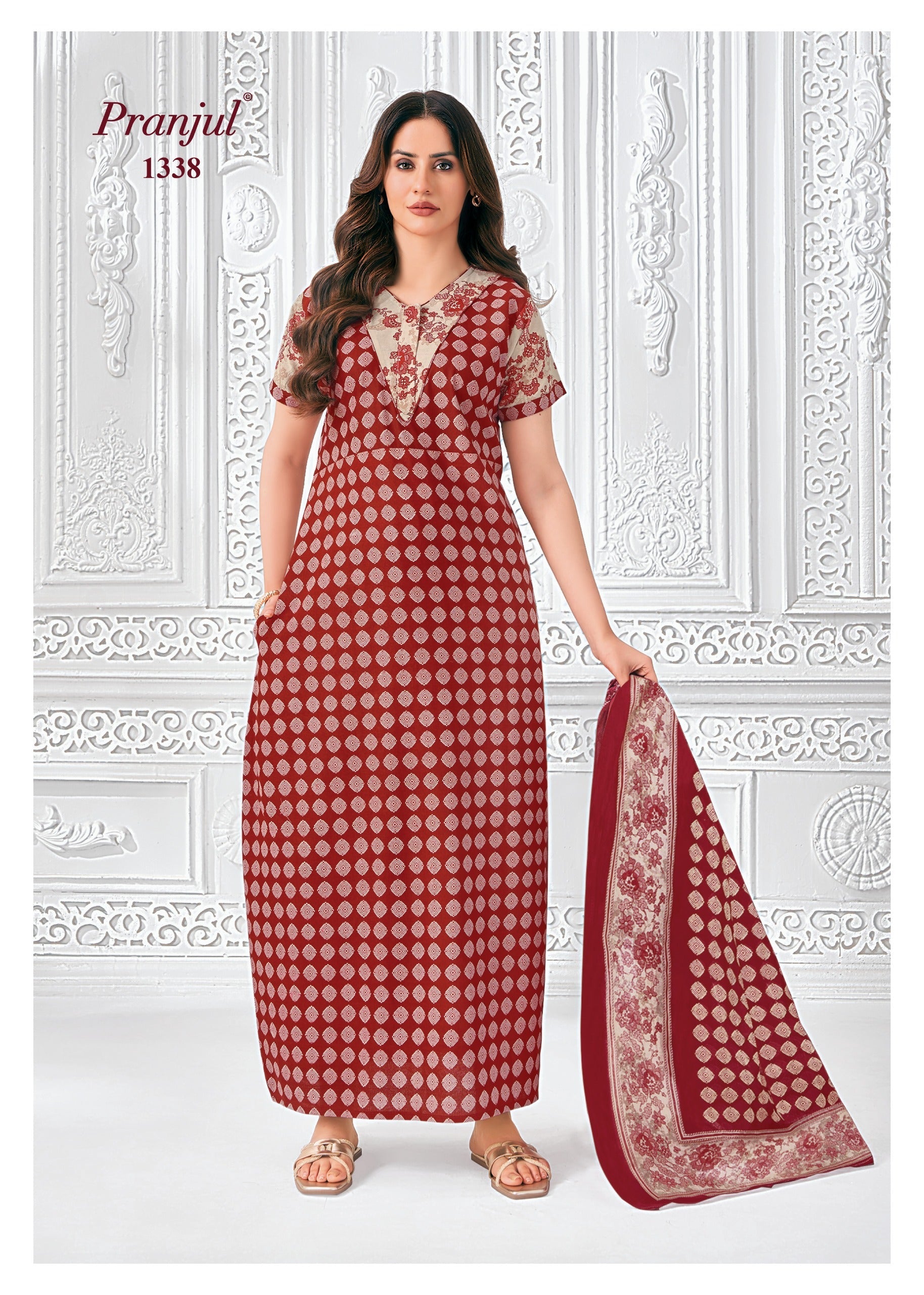 Pranjul Nighty Dupatta - 1338