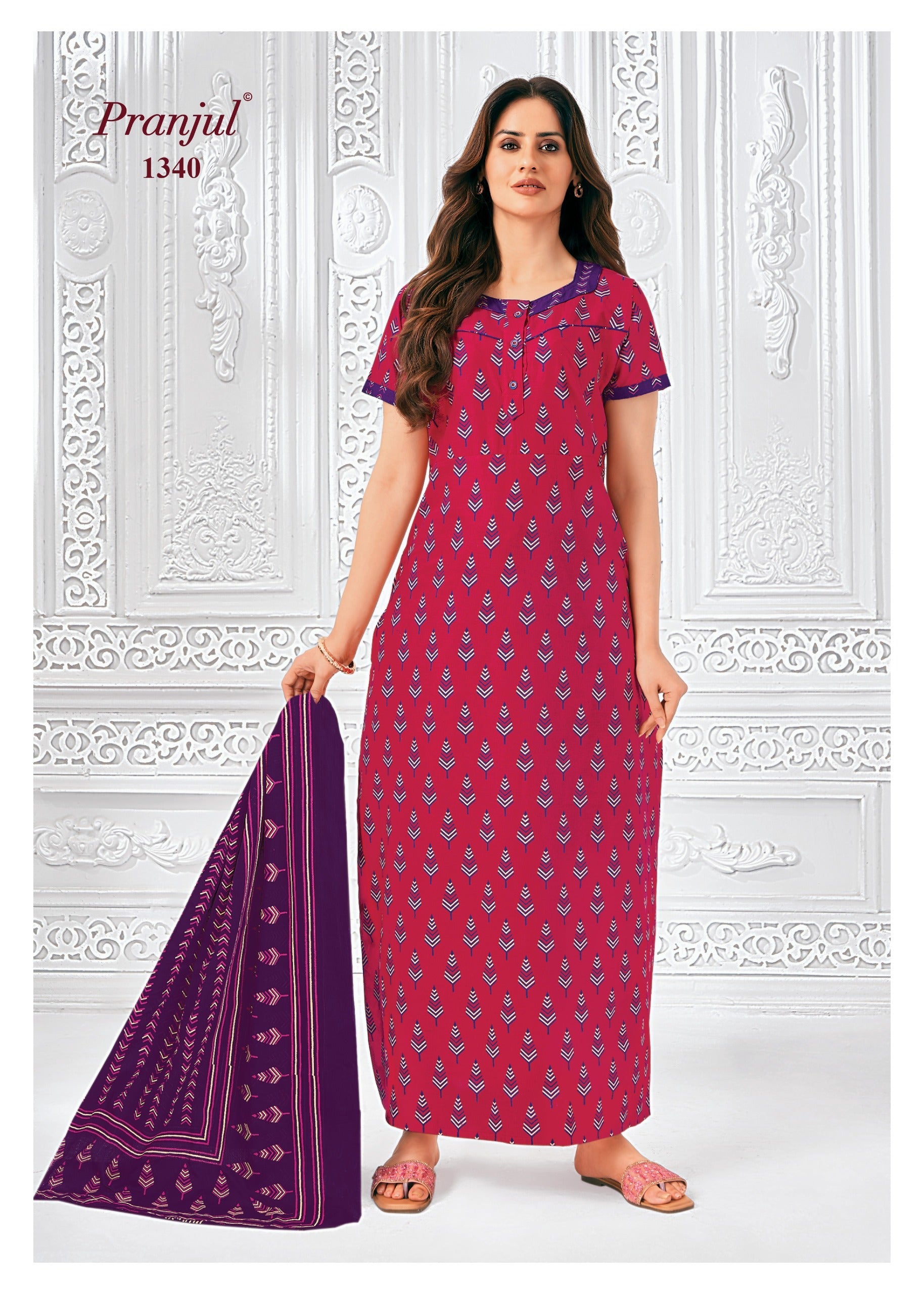 Pranjul Nighty Dupatta - 1340