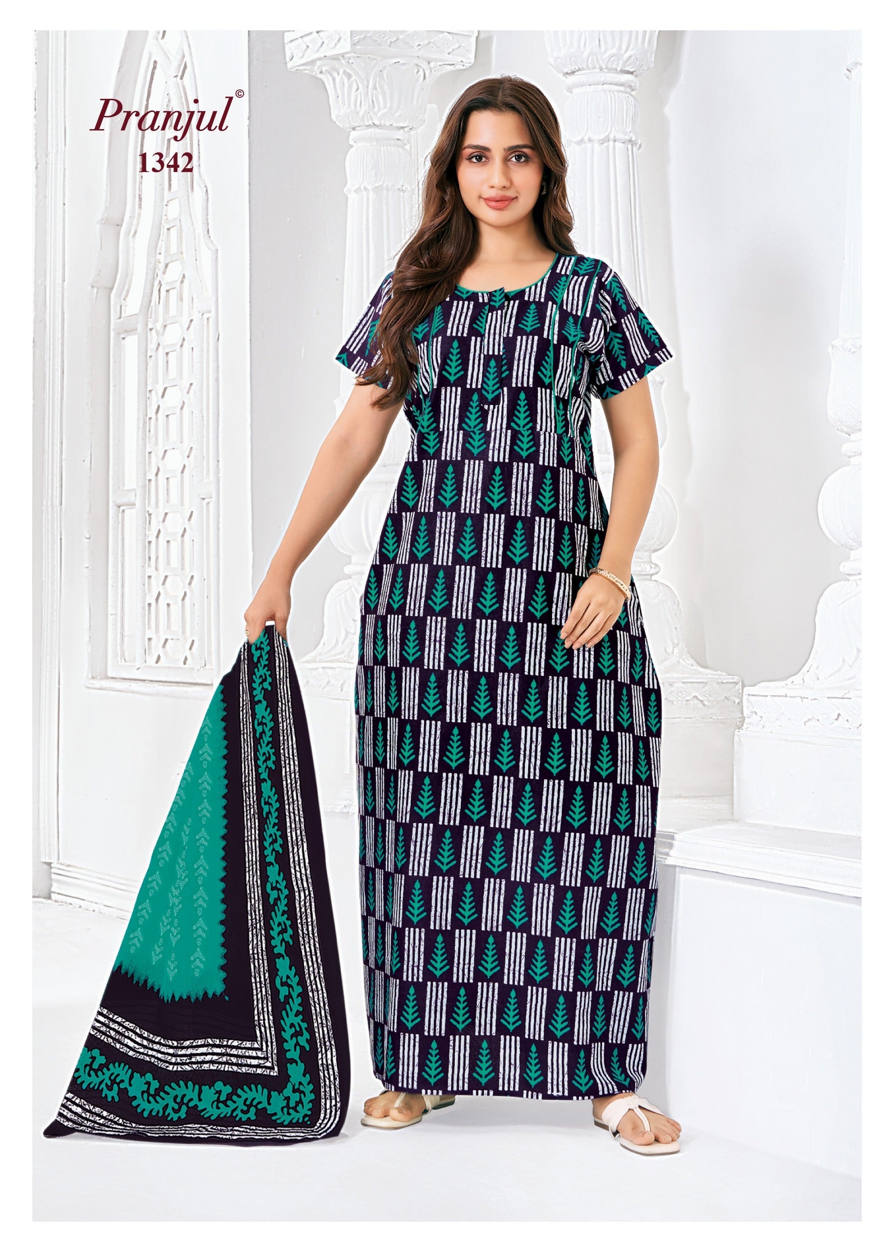 Pranjul Nighty Dupatta - 1342