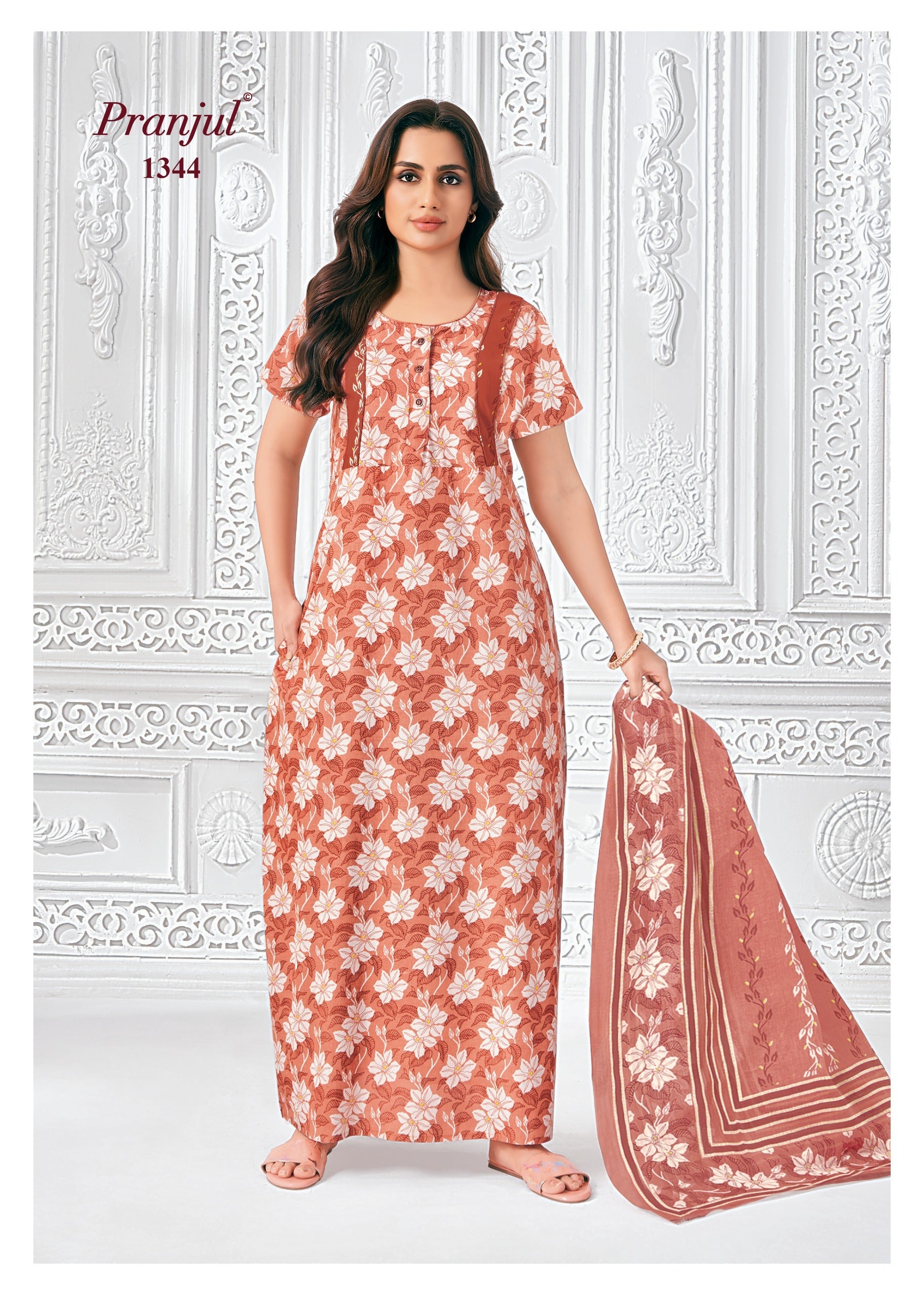 Pranjul Nighty Dupatta - 1344