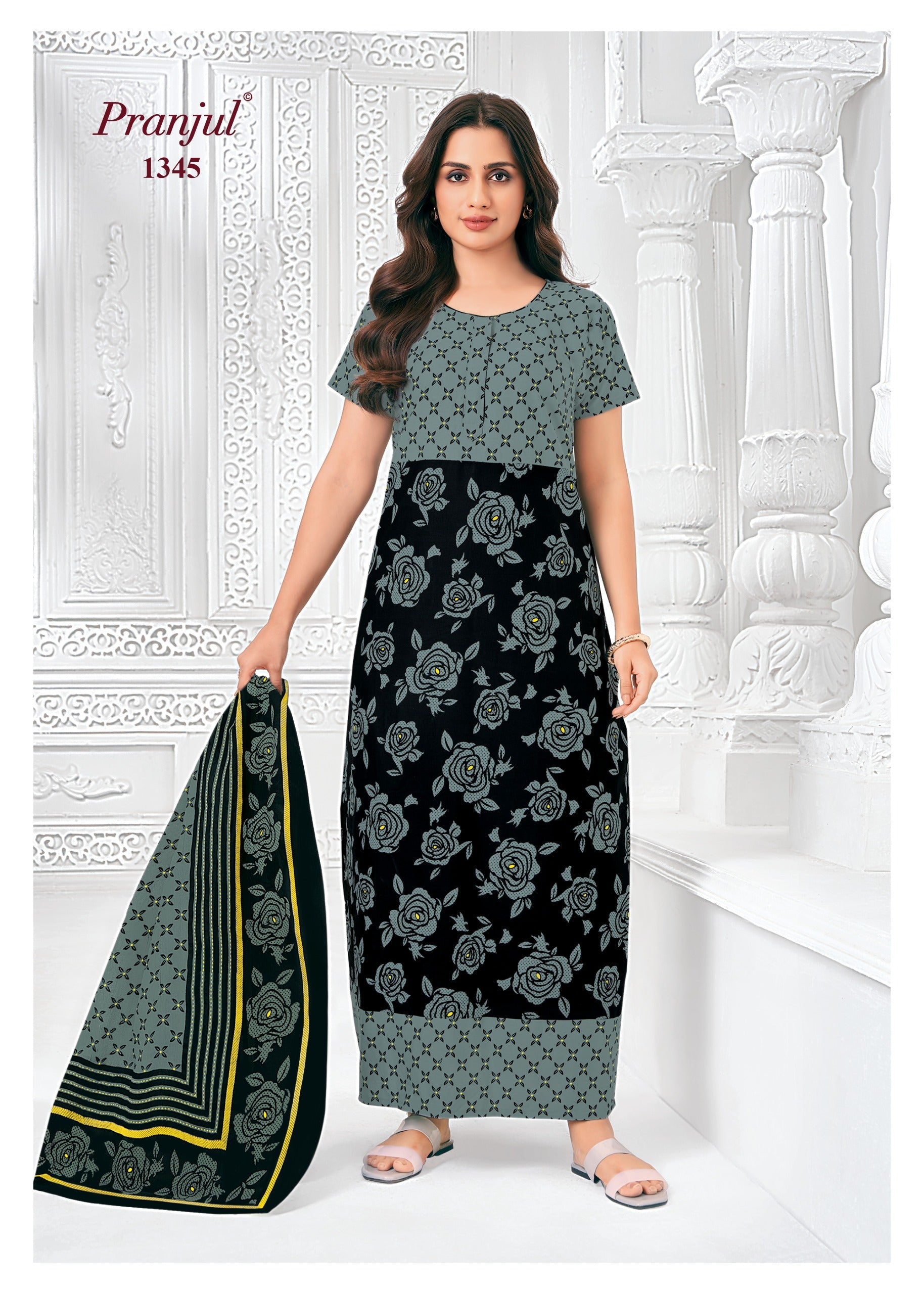 Pranjul Nighty Dupatta - 1345