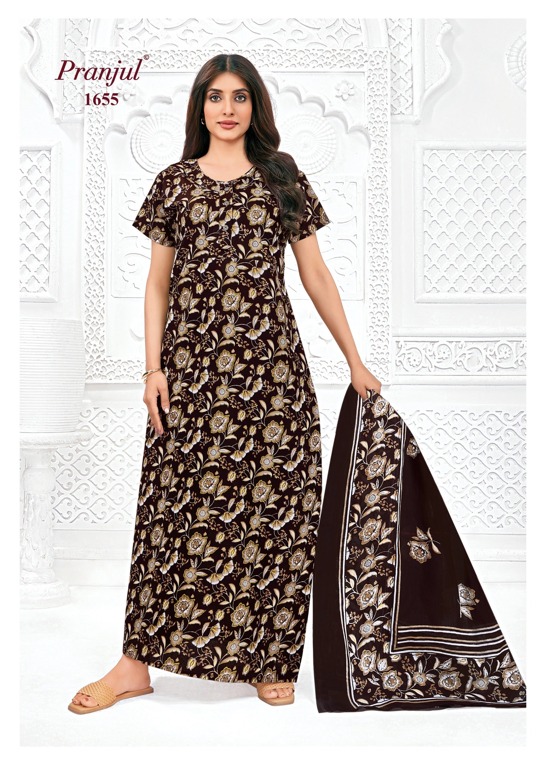 Pranjul Nighty Dupatta - 1655
