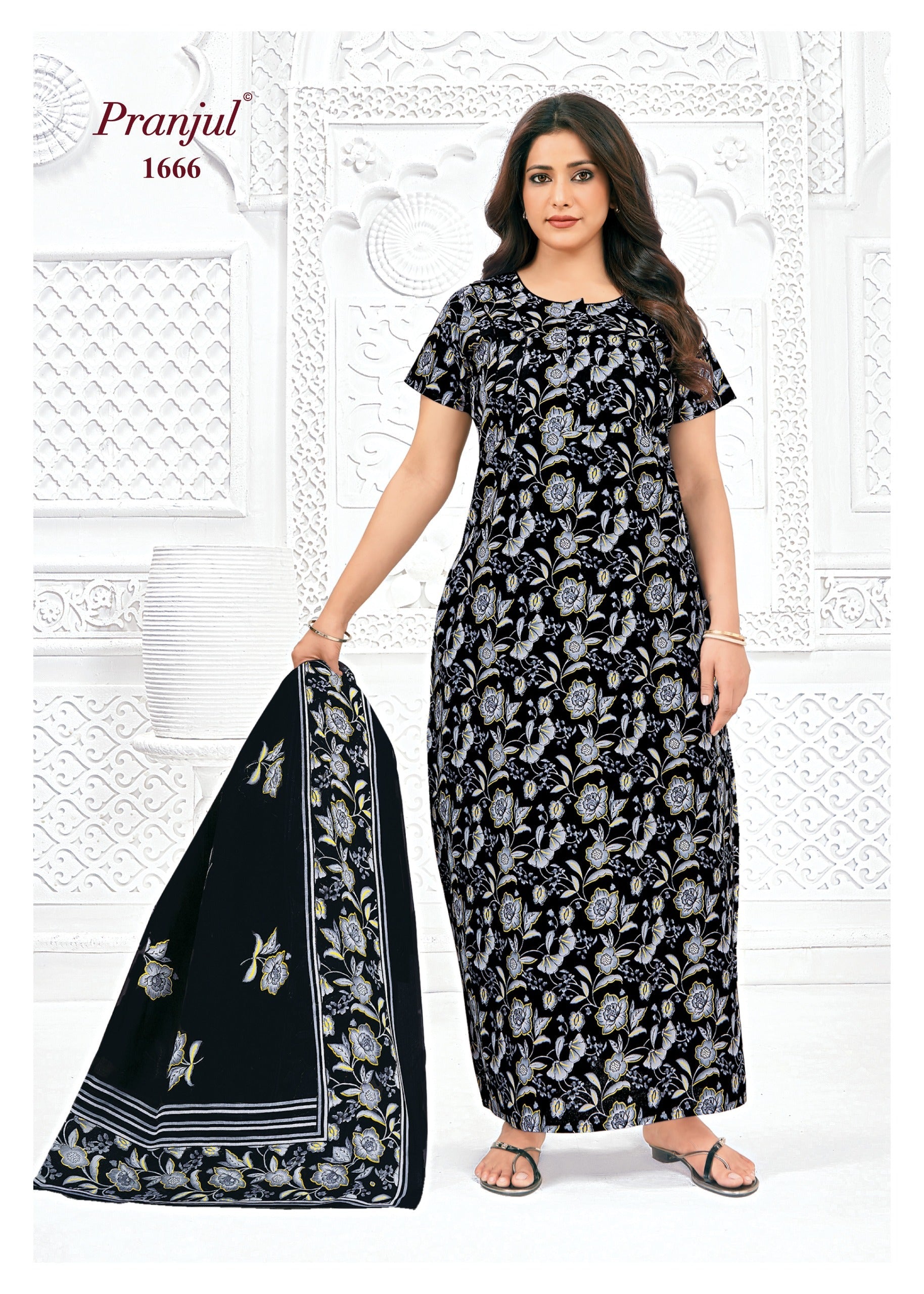 Pranjul Nighty Dupatta - 1666