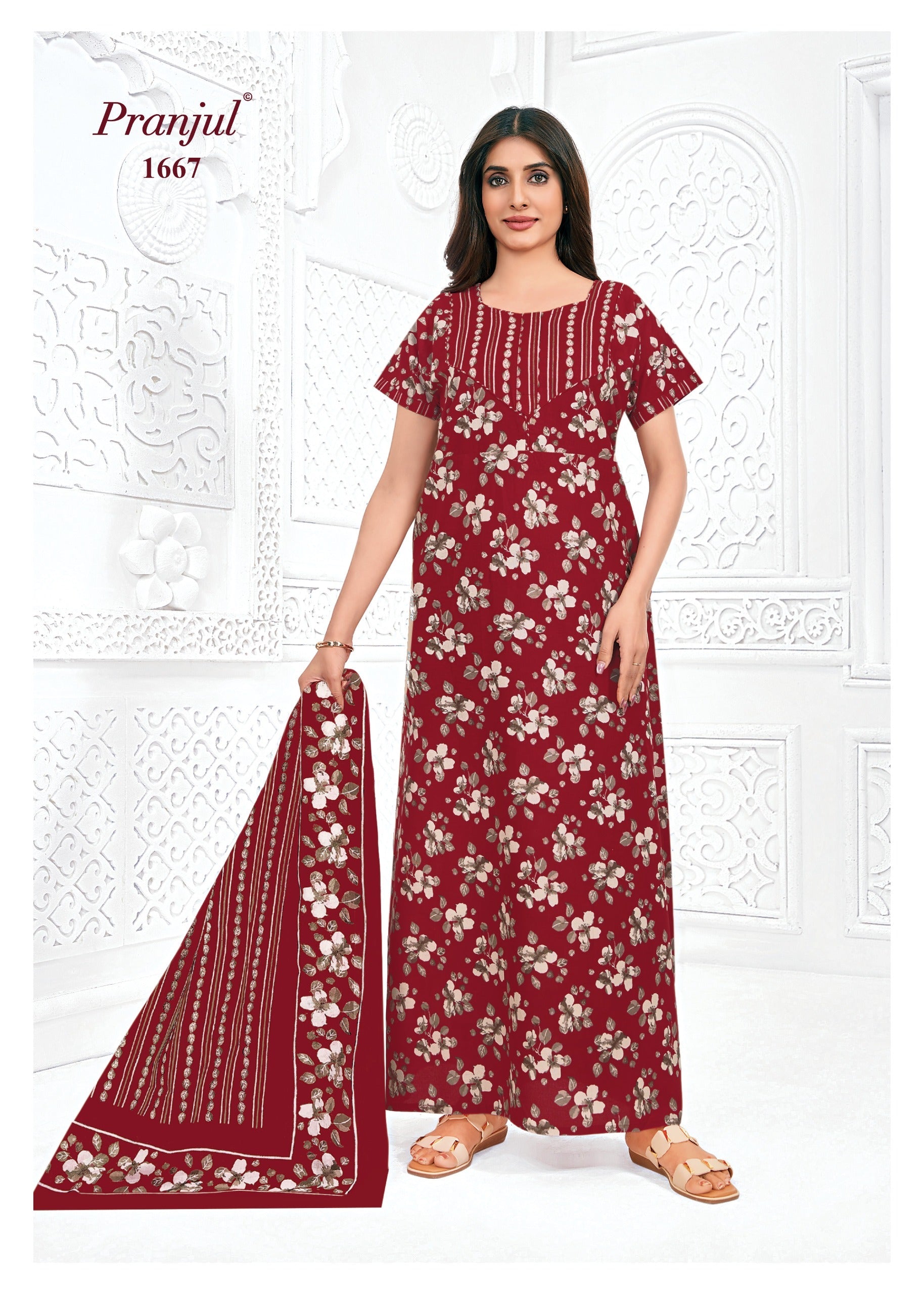 Pranjul Nighty Dupatta - 1667