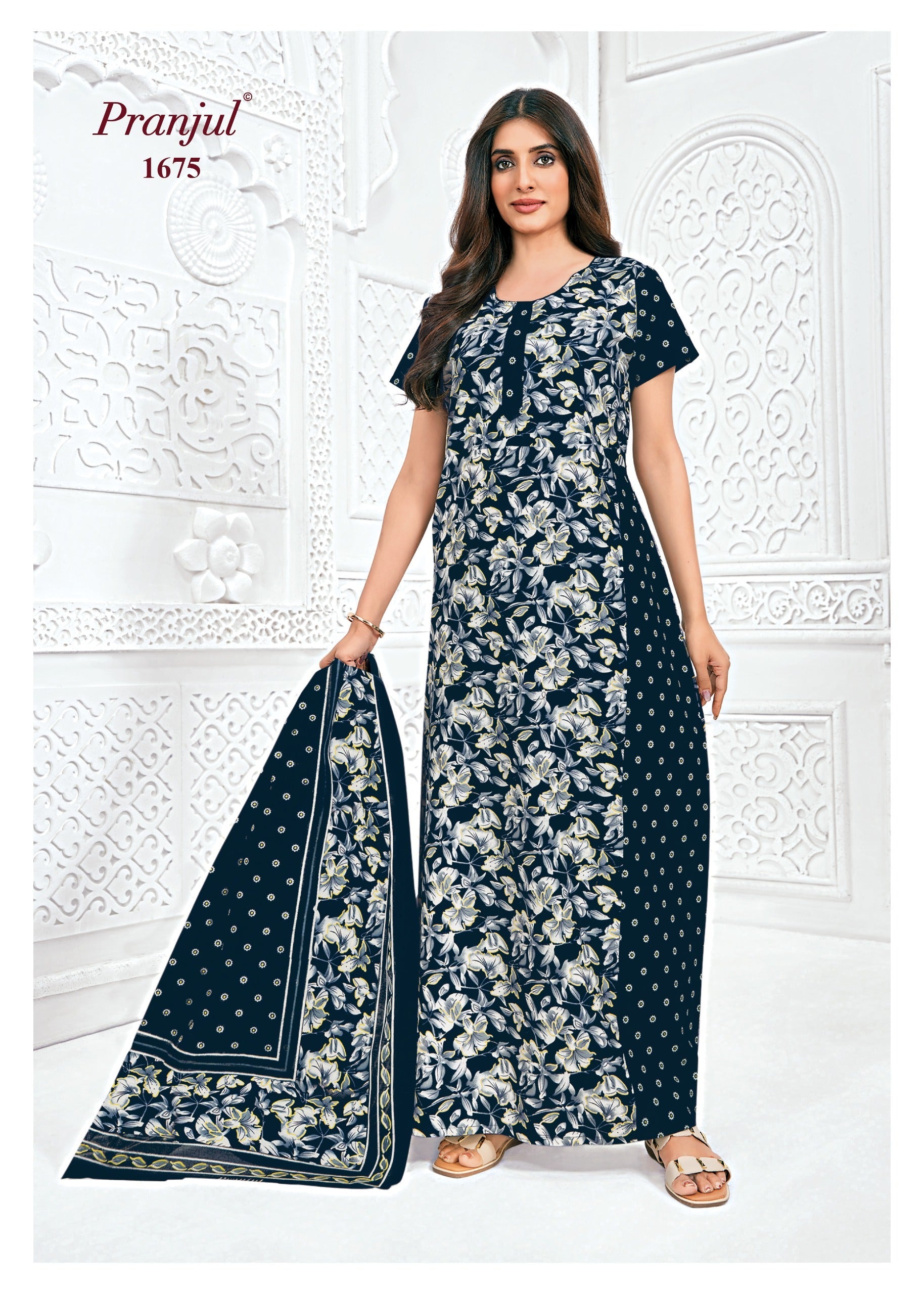 Pranjul Nighty Dupatta - 1675