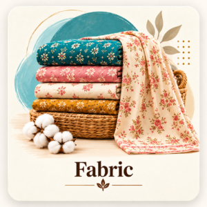 Women Folded fabrics and dress materials for women's outfits