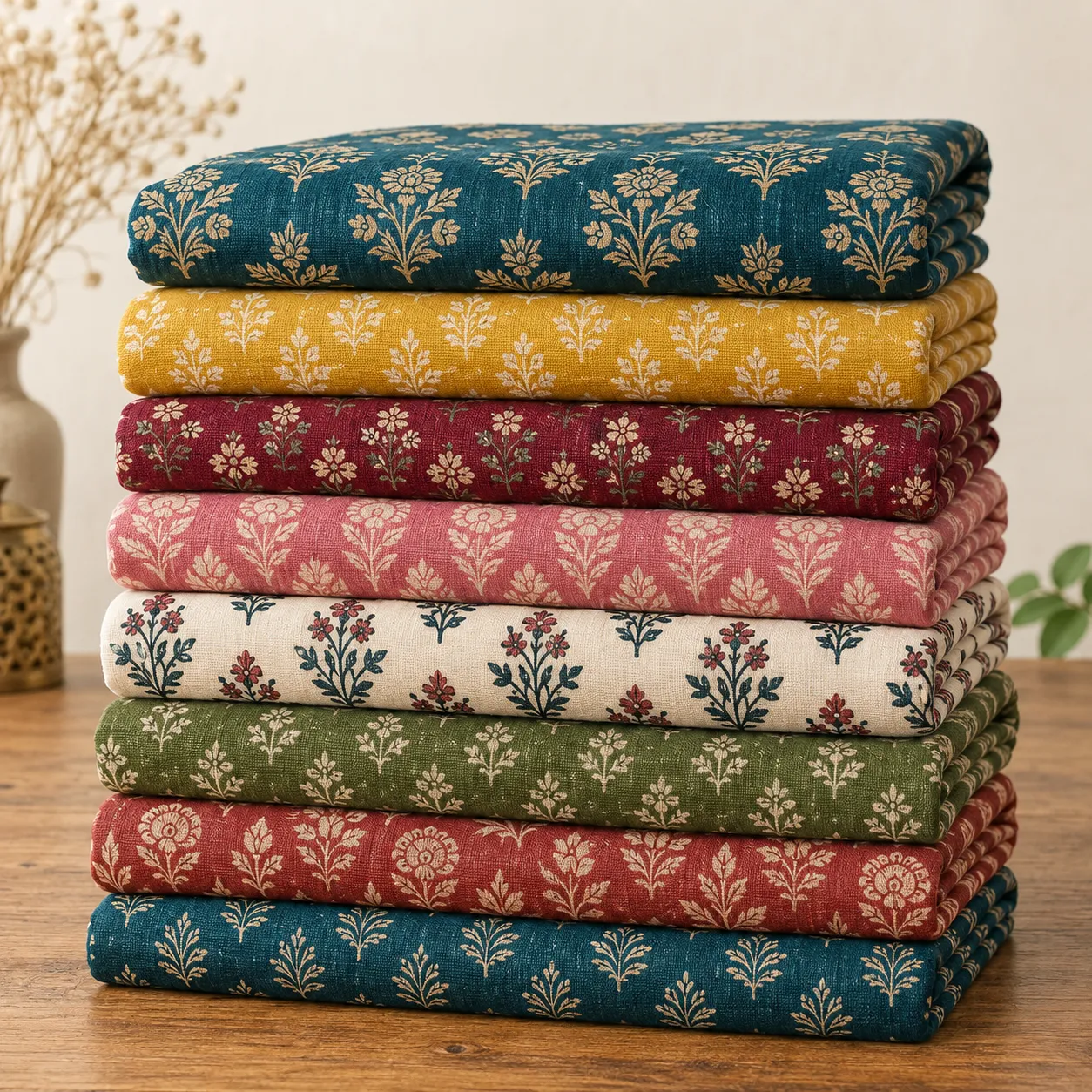 Folded unstitched fabrics for women's clothing